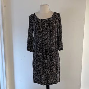 Maje 100% silk pattern dress